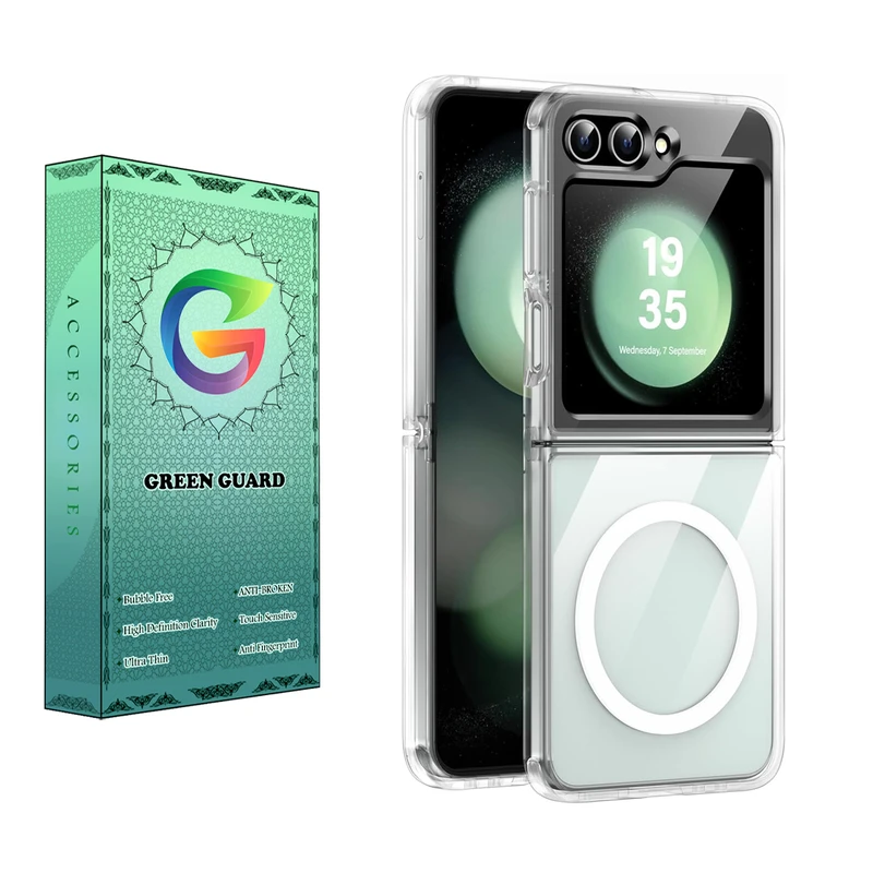 کاور گرین گارد مدل CR_Magsafe کد Clear 47 مناسب برای گوشی موبایل سامسونگ Galaxy Z Filip 5