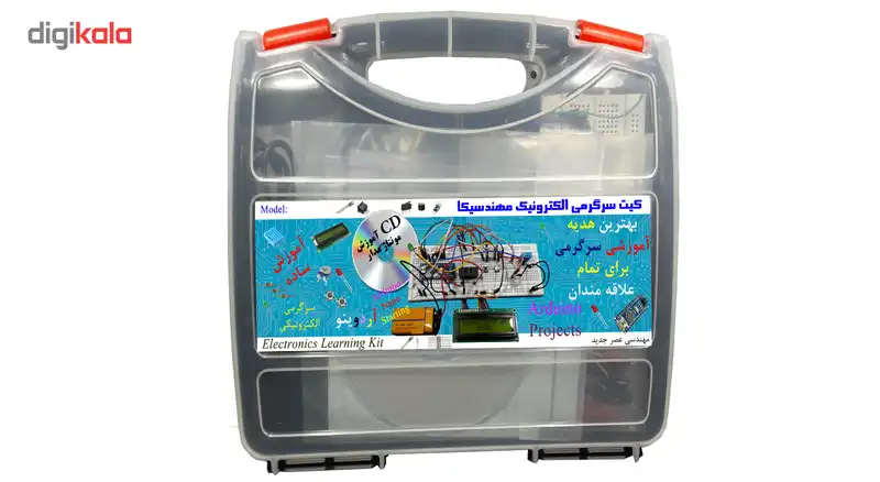کیت سرگرمی الکترونیک چهار پروژه در یک آردوینو برند مهندسیکا AD00126-4 in 1