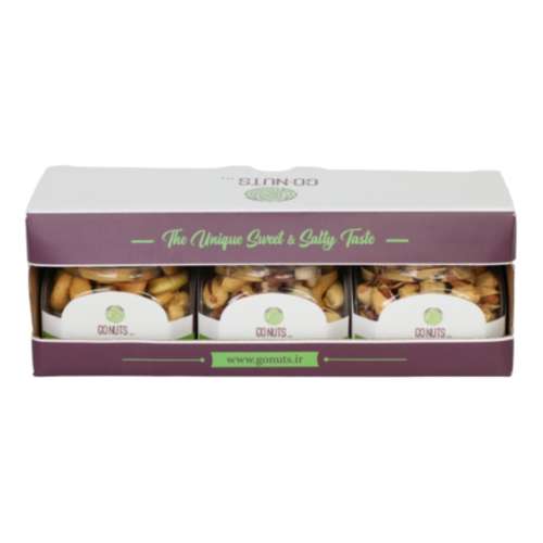  آجیل هدیه گلخند 1 مخلوط و پسته و بادام هندی گوناتس - 300 گرم