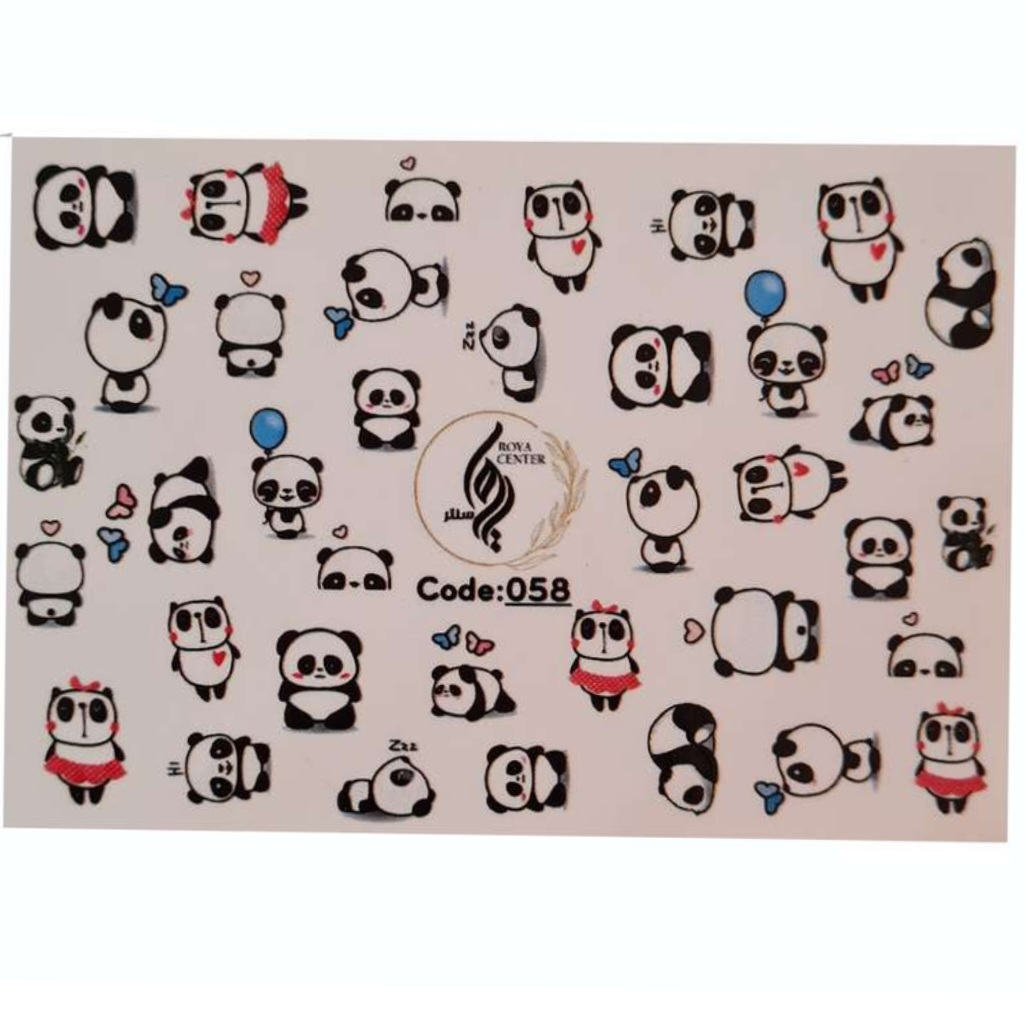 برچسب لنز ناخن رویاسنتر مدل 058LL