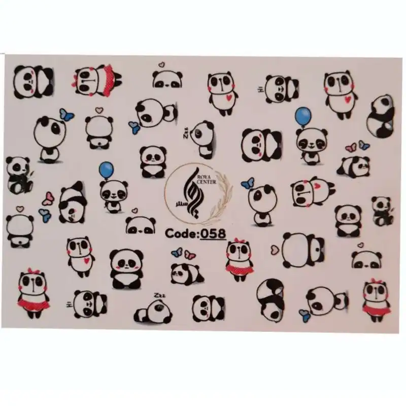 برچسب لنز ناخن رویاسنتر مدل 058LL