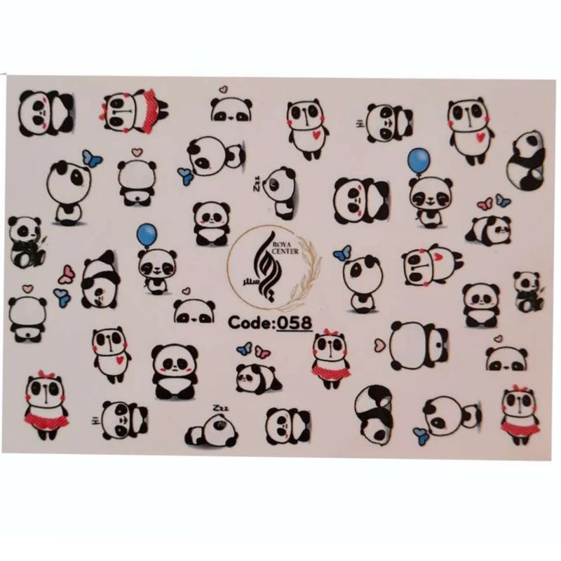 برچسب لنز ناخن رویاسنتر مدل 058LL