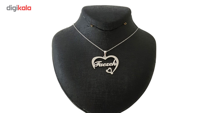 گردنبند نقره مدل اسم فائزه کد Termehsilver2 گردنبند نقره مدل اسم فائزه کد Termehsilver2