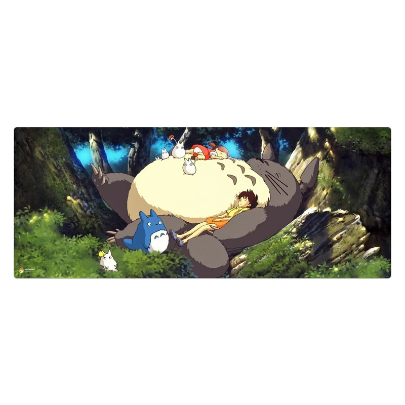 ماوس پد هومرو مدل HX019 طرح My Neighbor Totoro سایز 40x100 سانتی‌متر