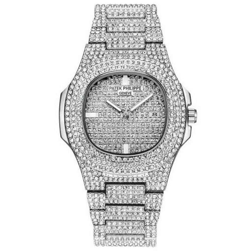 ساعت مچی عقربه ای مدل فول نگین ساعت مچی عقربه ای مدل فول نگین