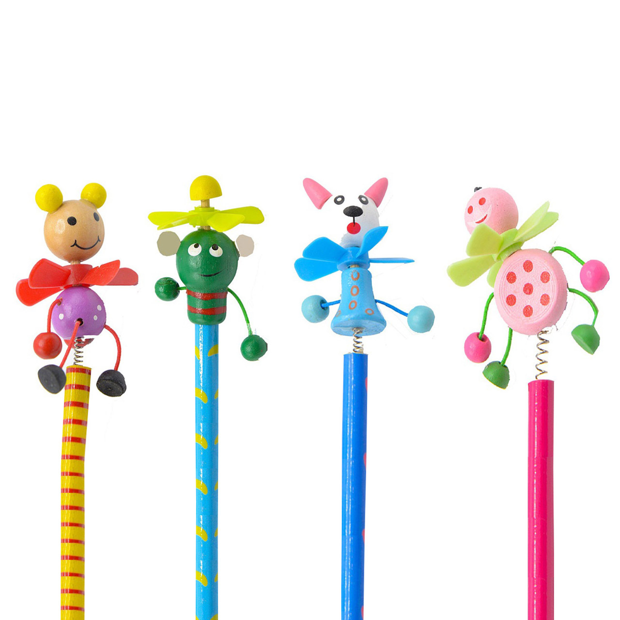 مداد مشکی عروسکی کد 3 بسته 4 عددی