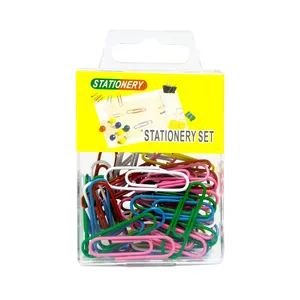 گیره کاغذ طرح رنگی سایز 28-33 میلی متر بسته 35 عددی