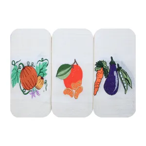 دستمال آشپزخانه آکیپیک طرح Fruits-V4 بسته 6 عددی