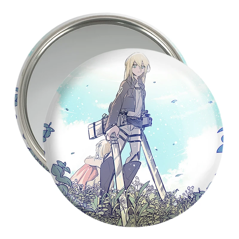 آینه جیبی خندالو مدل هیستوریا انیمه اتک آن تایتان Attack on Titan کد 18564