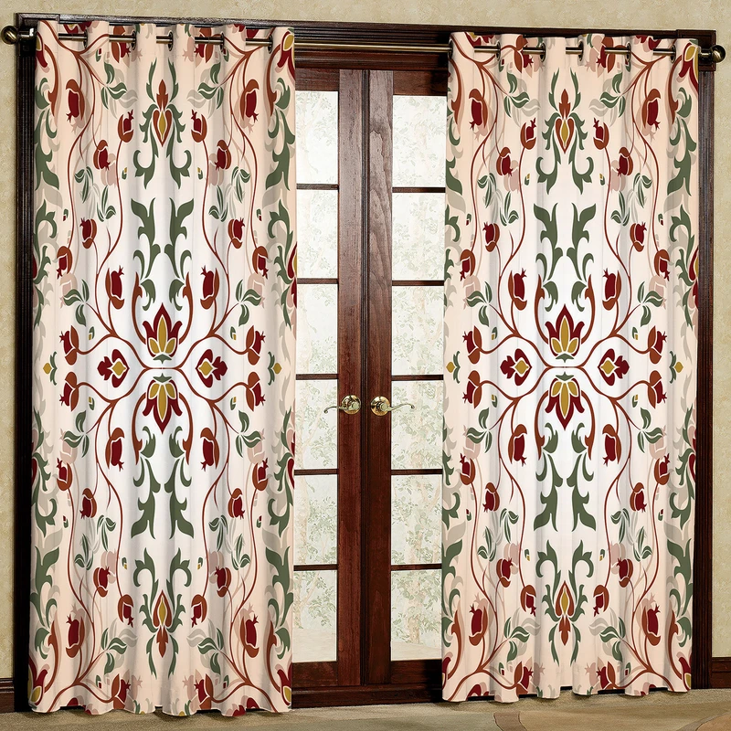 پرده مدل مخمل پانچی کد 159 سایز 140x280 سانتی متر