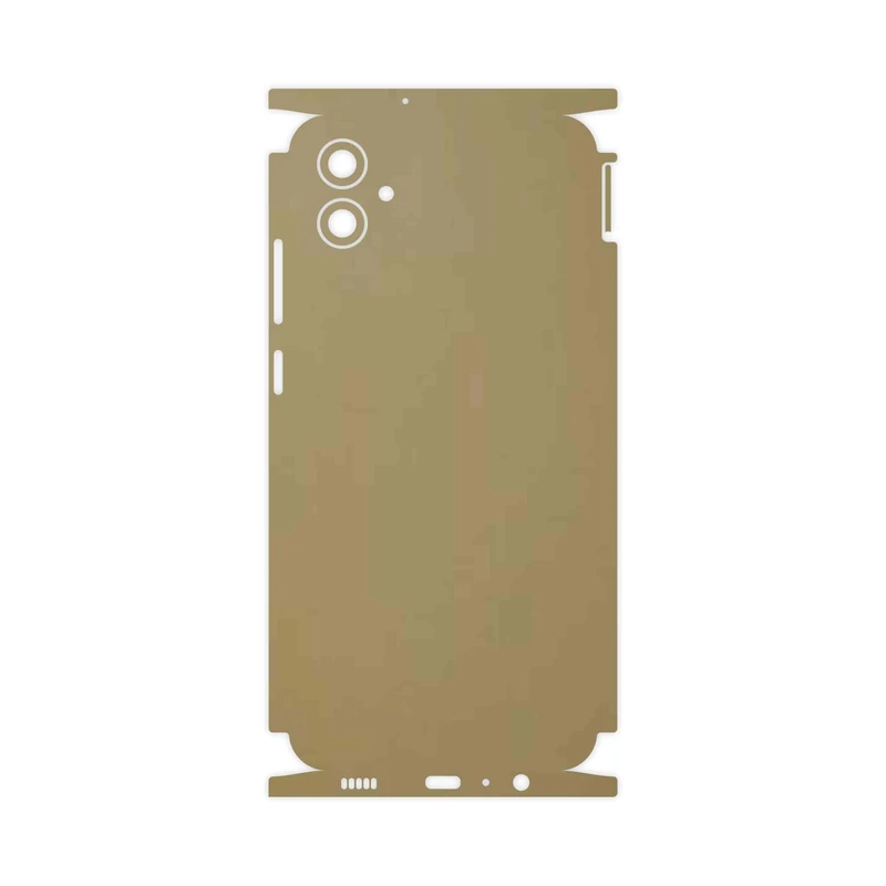 برچسب پوششی ماهوت مدل Matte-Gold-FullSkin مناسب برای گوشی موبایل سامسونگ Galaxy F04
