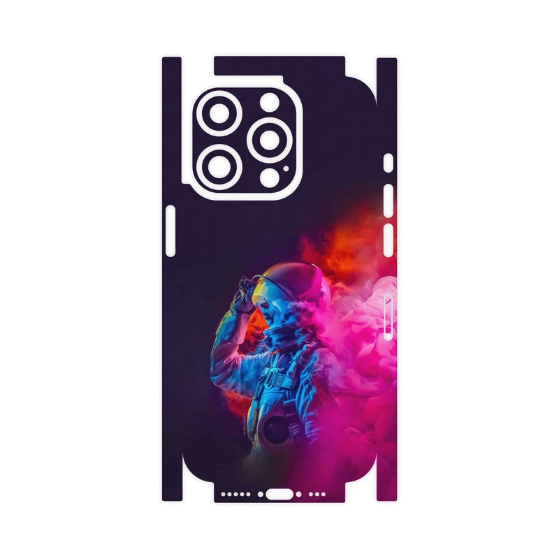 برچسب پوششی ماهوت مدل Smoke Rainbow Digital Art 1-FullSkin مناسب برای گوشی موبایل اپل iPhone 15 Pro