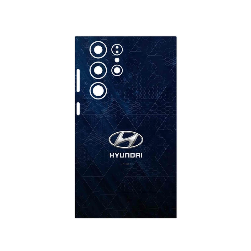 برچسب پوششی ماهوت مدل Hyundai_Logo مناسب برای گوشی موبایل سامسونگ Galaxy S23 Ultra