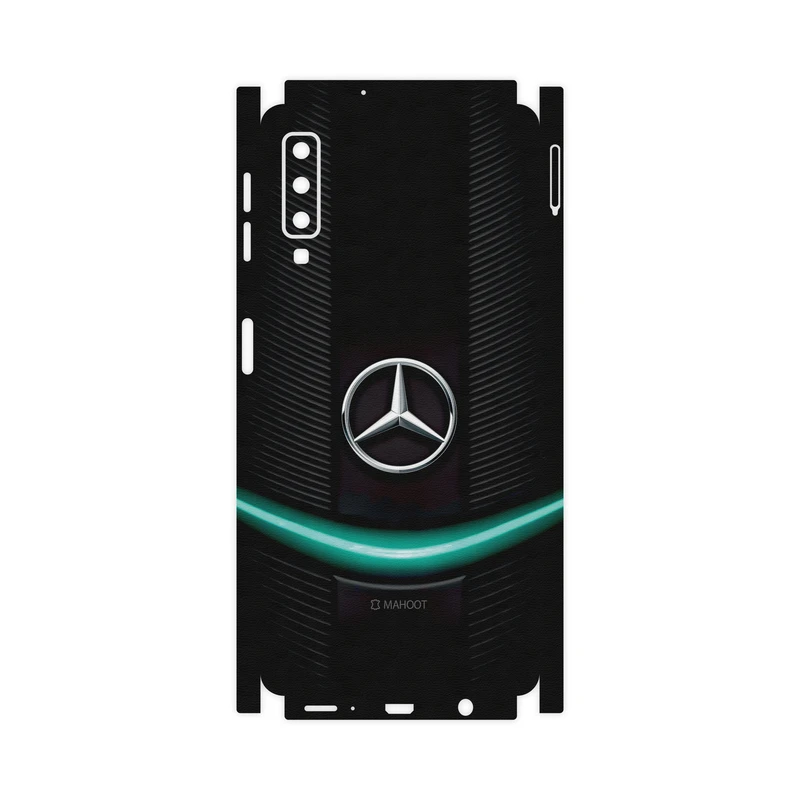 برچسب پوششی ماهوت مدل Mercedes-Benz-FullSkin مناسب برای گوشی موبایل سامسونگ Galaxy A7 2018