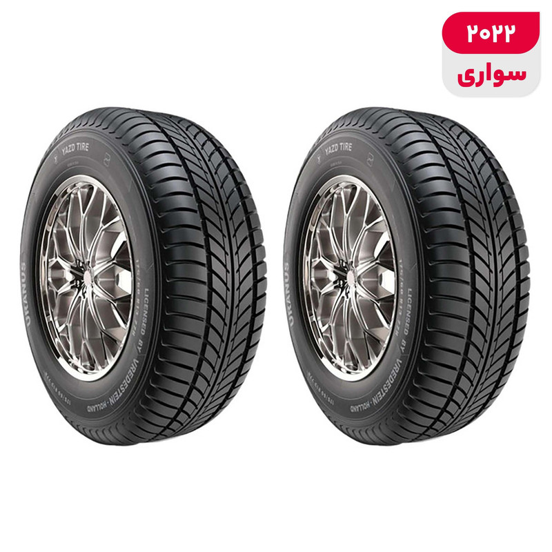 لاستیک خودرو یزد تایر مدل URANUS سایز 195/65R15 - دو حلقه