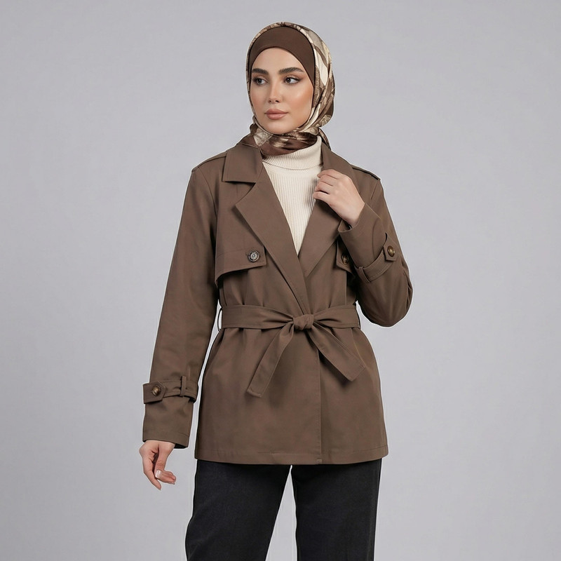 بارانی زنانه السانا مدل آریستا کد 194601