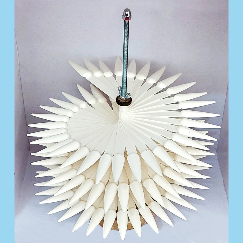 پالت طراحی ناخن مدل پرچمی پایه سنگی بسته 100 عددی