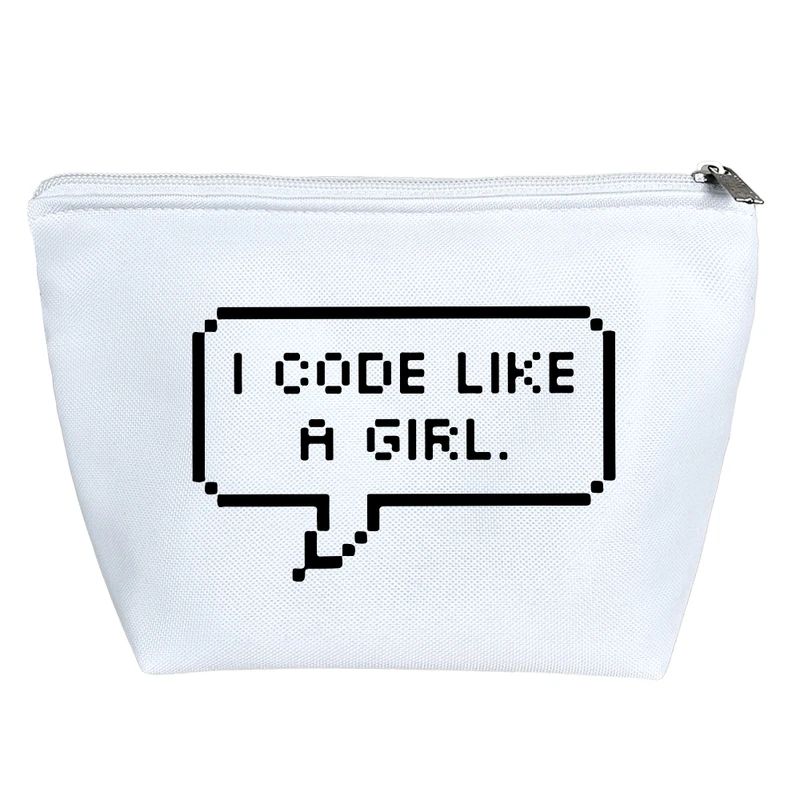 کیف لوازم آرایش دخترانه خندالو مدل  متن نوشته کد 7751