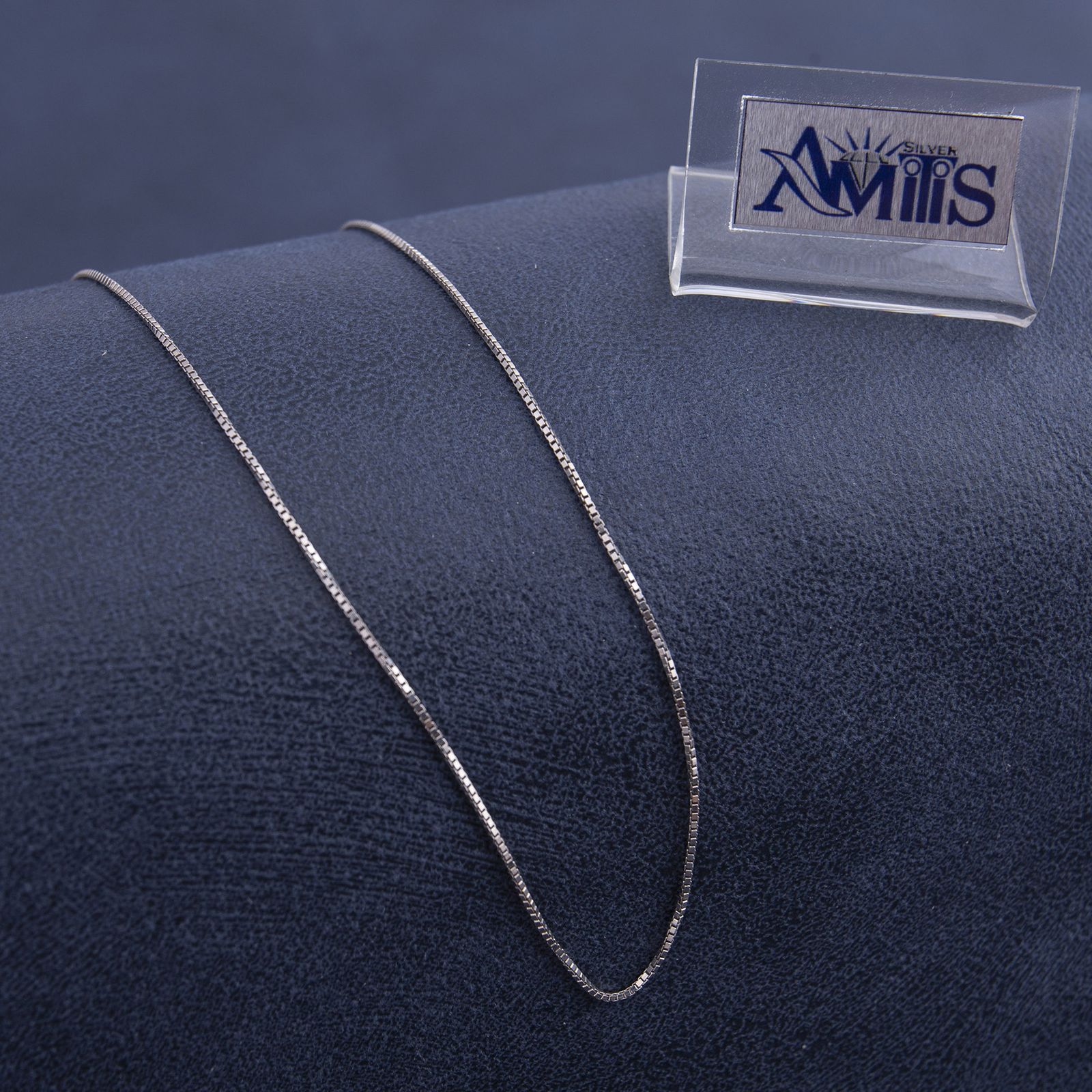 زنجیر نقره زنانه آمیتیس مدل ونیزی AMT-Z013 -  - 2