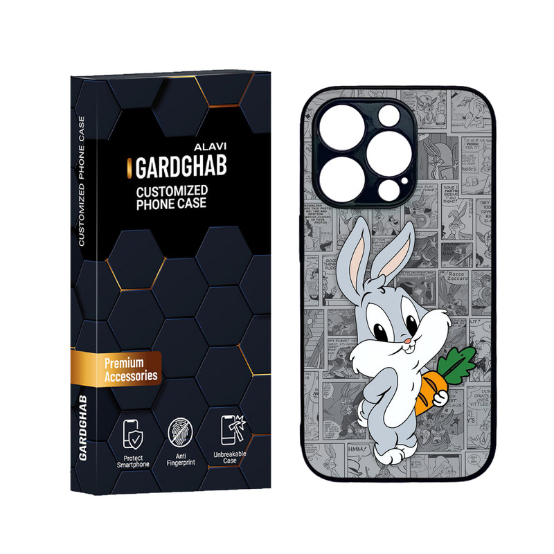 کاور گارد قاب علوی مدل دورژله ای کارتنی و انیمه مناسب برای گوشی موبایل اپل iPhone 14 Pro Max