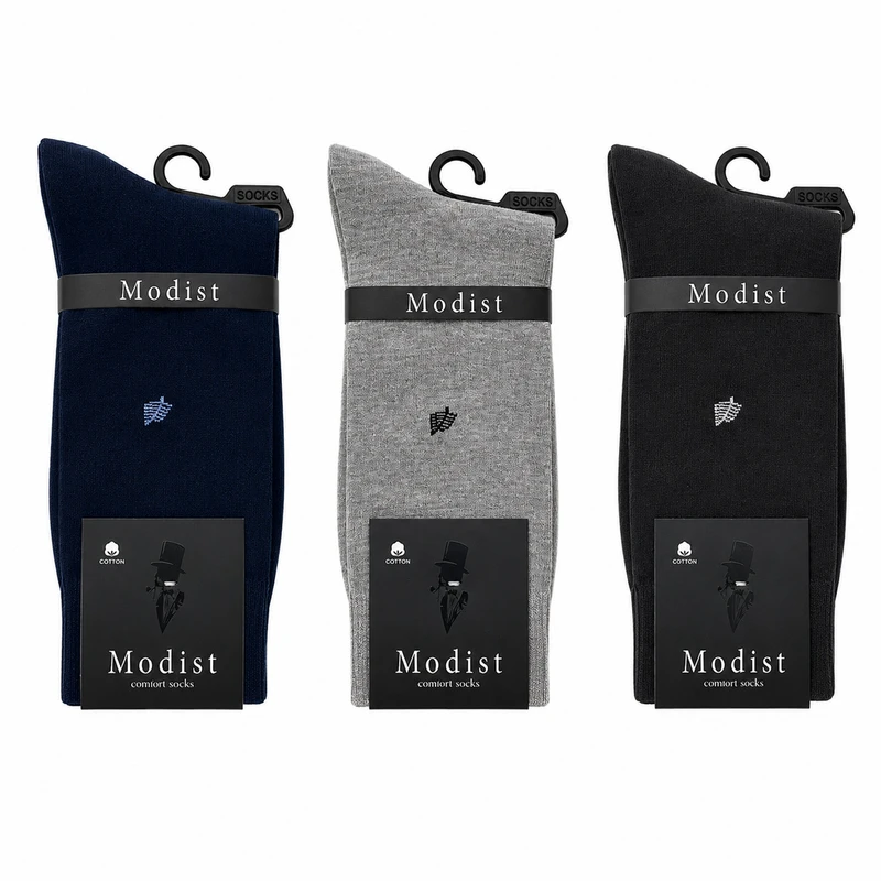 جوراب مردانه مدیست مدل MM3609002 مجموعه 3 عددی