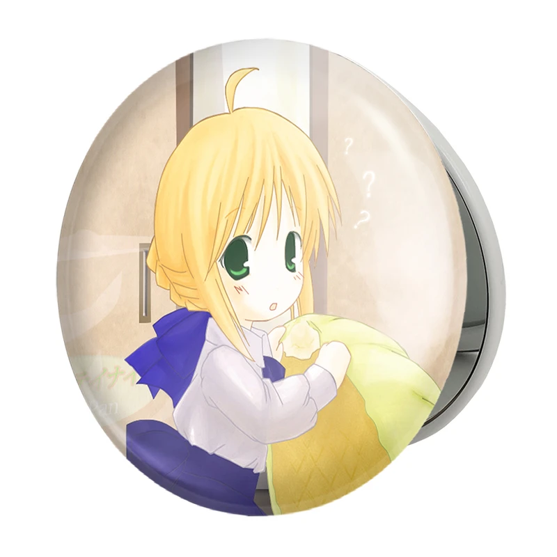 آینه جیبی خندالو طرح التر انیمه فیت استی نایت Fate Stay Night مدل تاشو کد 22826 
