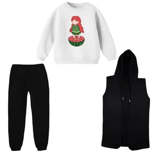 ست 3 تکه لباس راحتی بچگانه مدل یلدا کد 16