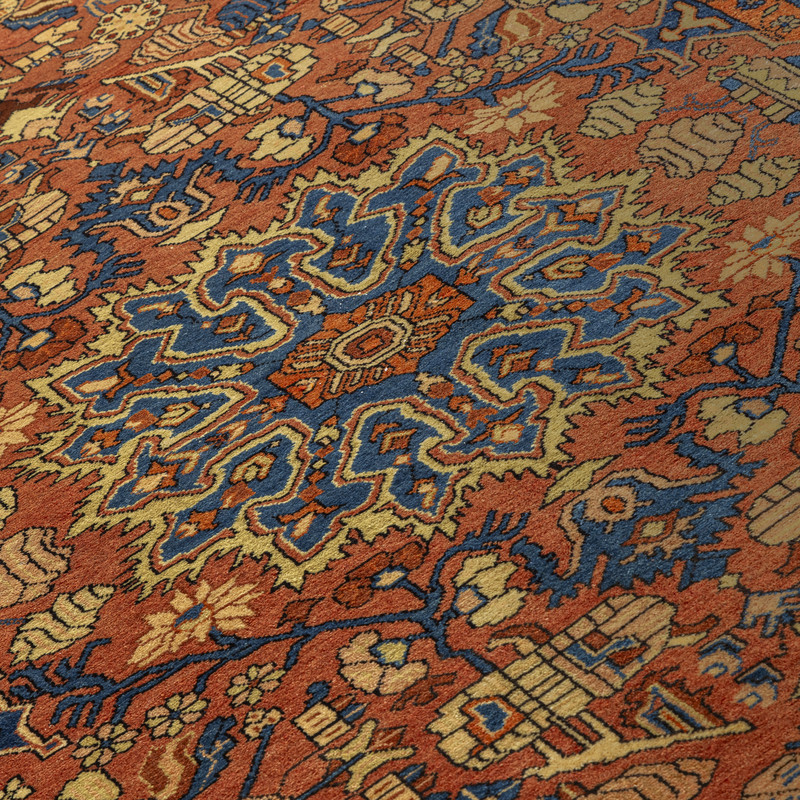 فرش دستبافت چهار متری طرح نهاوند کد 11.97.1223