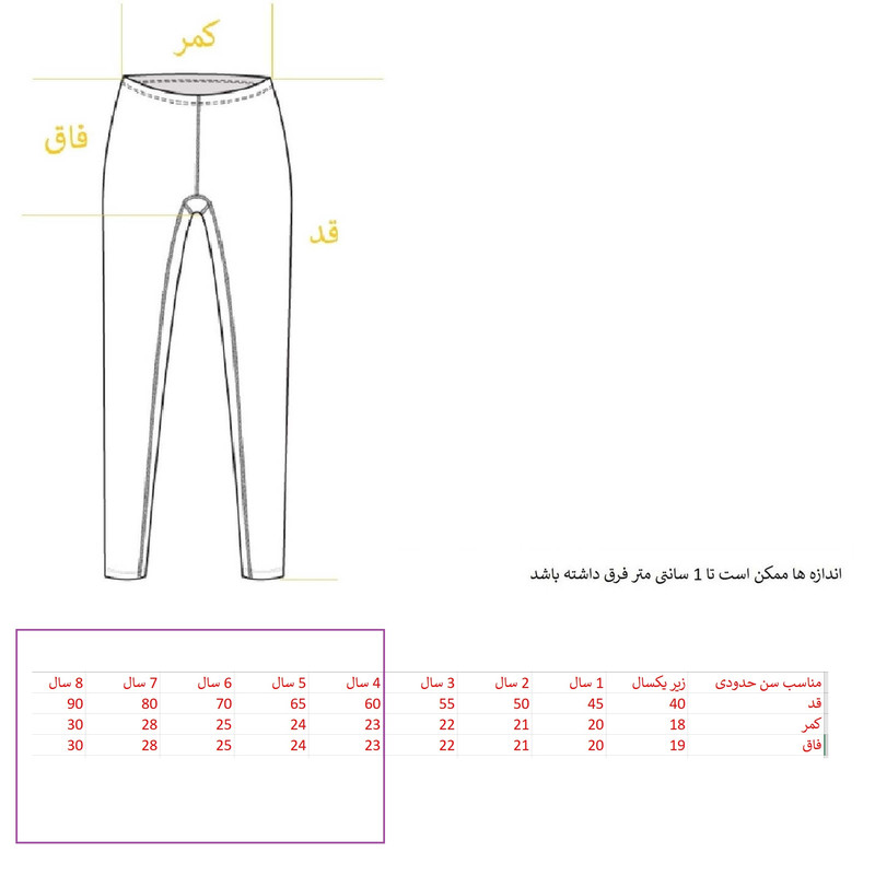 شلوار دخترانه مدل خرگوشی کد 1636
