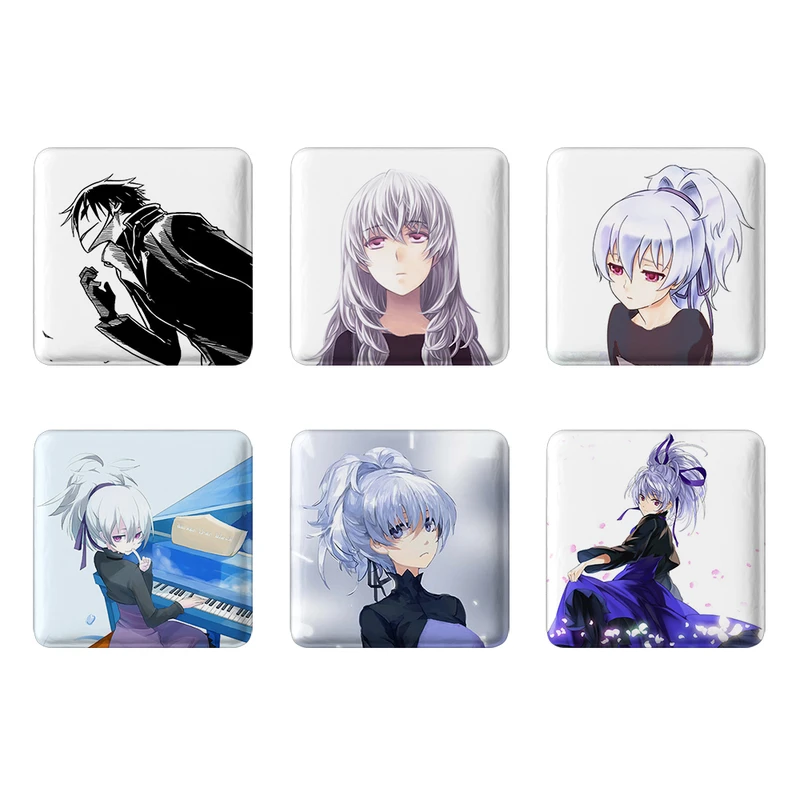 مگنت خندالو طرح انیمه تاریکتر از سیاهی Darker Than Black کد 1454A مجموعه 6 عددی