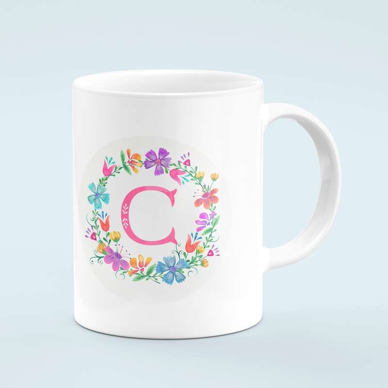 ماگ طرح حرف c مدل MU00004