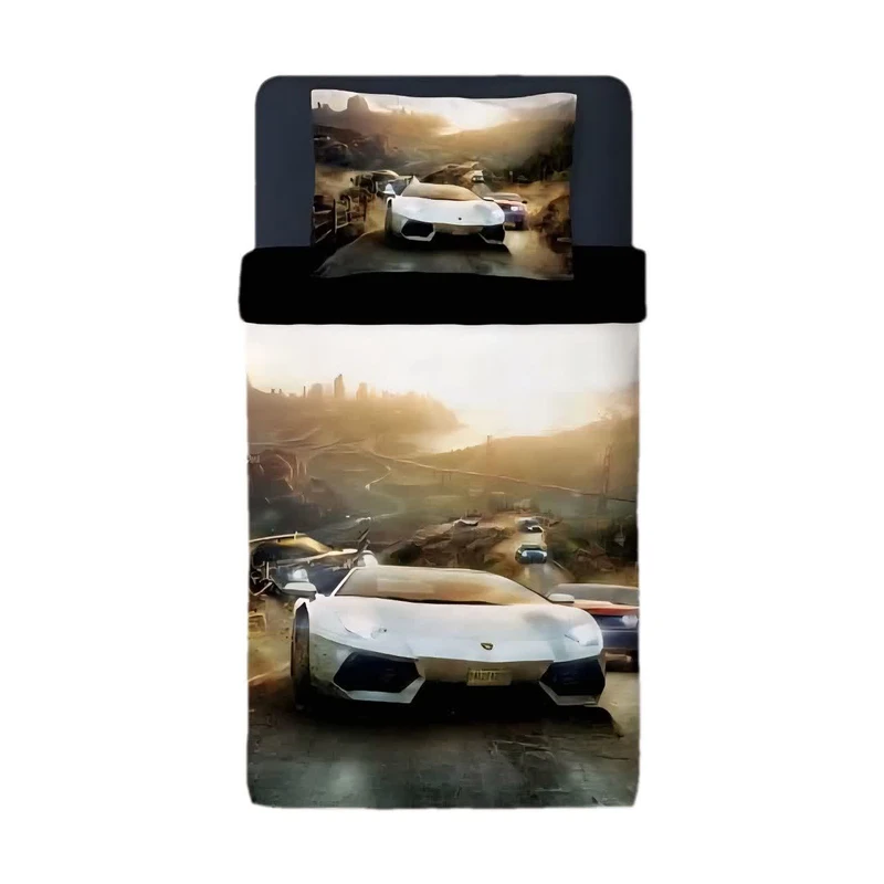 سرویس خواب 1 نفر 4 تکه مدل ماشین  پسرانه 120 کد 199