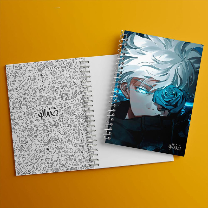 دفتر مشق 100 برگ خندالو طرح گوجو ساتورو انیمه جوجوتسو کایزن کد 11113