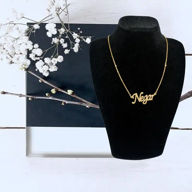 گردنبند نقره زنانه آی جواهر مدل نگار کد N833