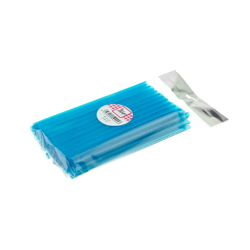 نی نوشیدنی یکبار مصرف تیروژ مدل آیسپک NASB50A بسته 50 عددی