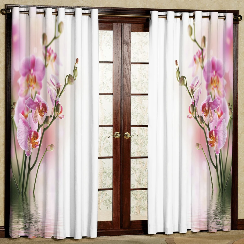 پرده مدل ارکیده مخمل پانچی کد 2500 سایز 200x140 سانتی متر