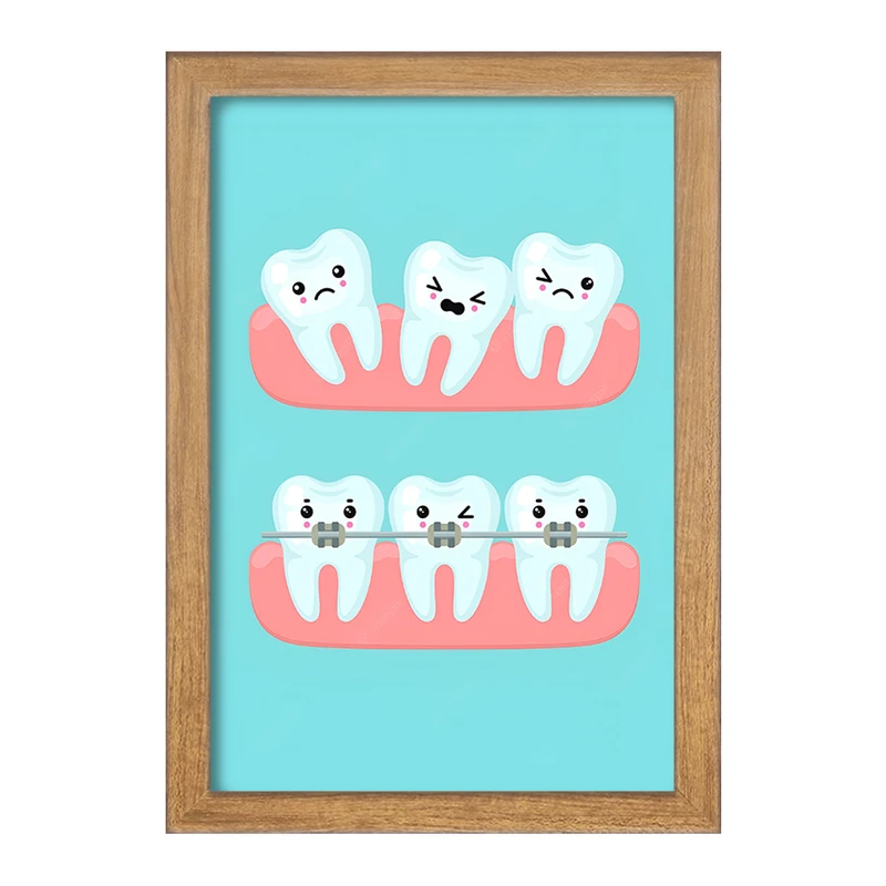 تابلو خندالو مدل دندان و دندان پزشکی کودکانه کد F9819