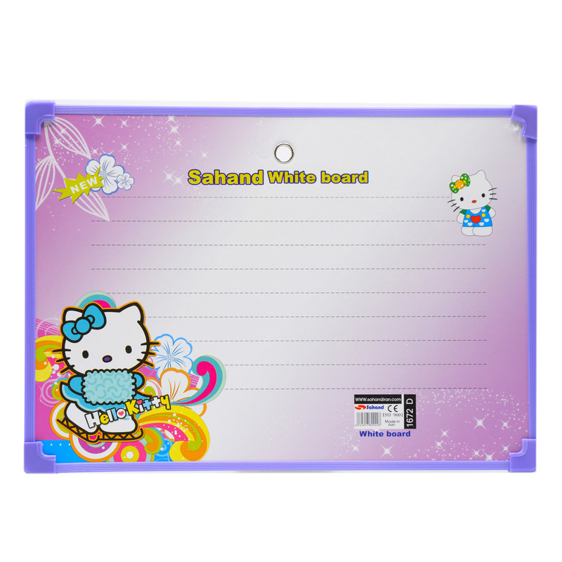 تخته وایت برد سهند مدل kitty سایز 25 × 35 سانتی متر