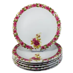 بشقاب سارا باقرپور مدل Rose Flower کد 1353