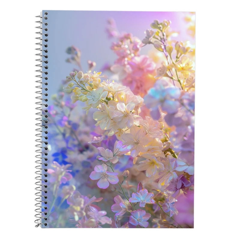 دفتر زبان 50 برگ مدوپد مدل سه خط طرح پاستیلی کد DF13554