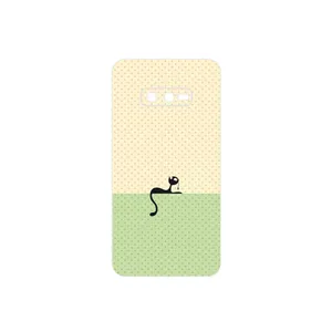 MAHOOT Minimal Internet Cat Icon Cover Sticker for Samsung Galaxy S10e
