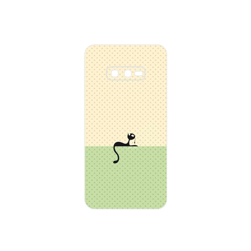 برچسب پوششی ماهوت مدل Minimal Internet Cat Icon مناسب برای گوشی موبایل سامسونگ Galaxy S10e