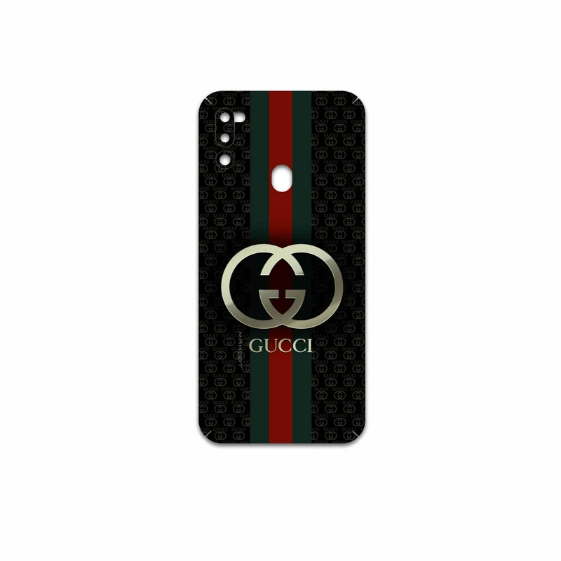 برچسب پوششی ماهوت مدل GUCCI-Logo مناسب برای گوشی موبایل سامسونگ Galaxy M21 (2021) Edition