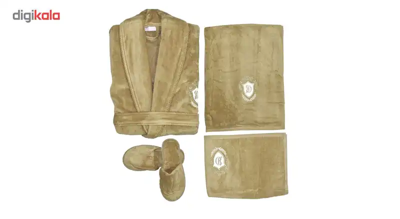 سرویس حوله پاتویی مردانه دانتلا ویتا 4 تکه مدل 01