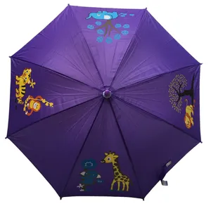 چتر بچگانه مدل فانتزی طرح حیوانات جنگل کد A 10 A