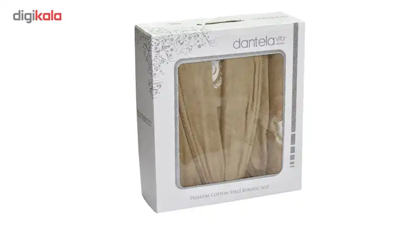 سرویس حوله پاتویی مردانه دانتلا ویتا 4 تکه مدل 01