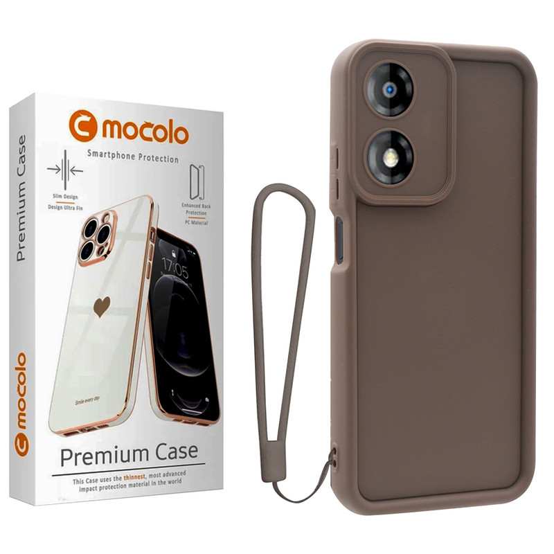 کاور موکولو مدل Silicone Puffer Strap مناسب برای گوشی موبایل موتورولا Moto E13 به همراه بند آویز