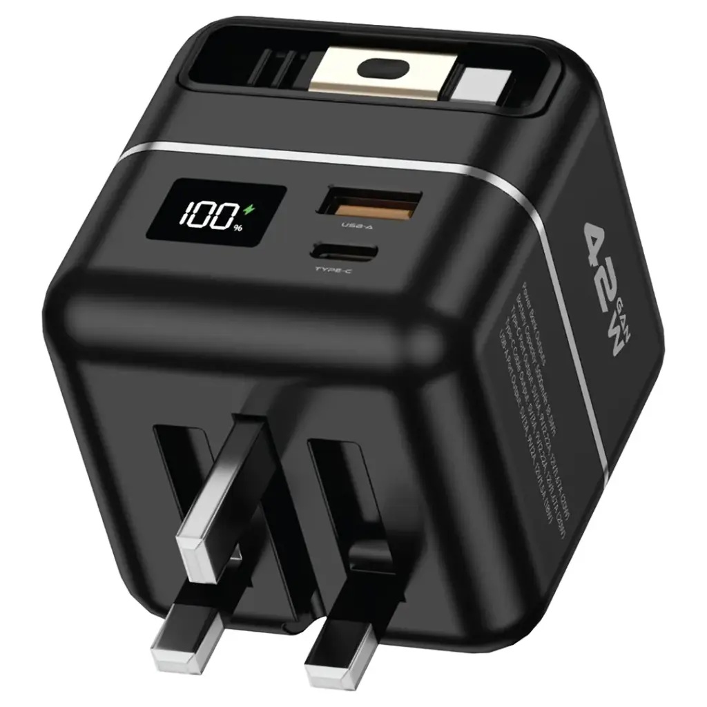 پاوربانک گرین لاین مدل GNGAN42PB10BK ظرفیت 5000 میلی آمپر ساعت