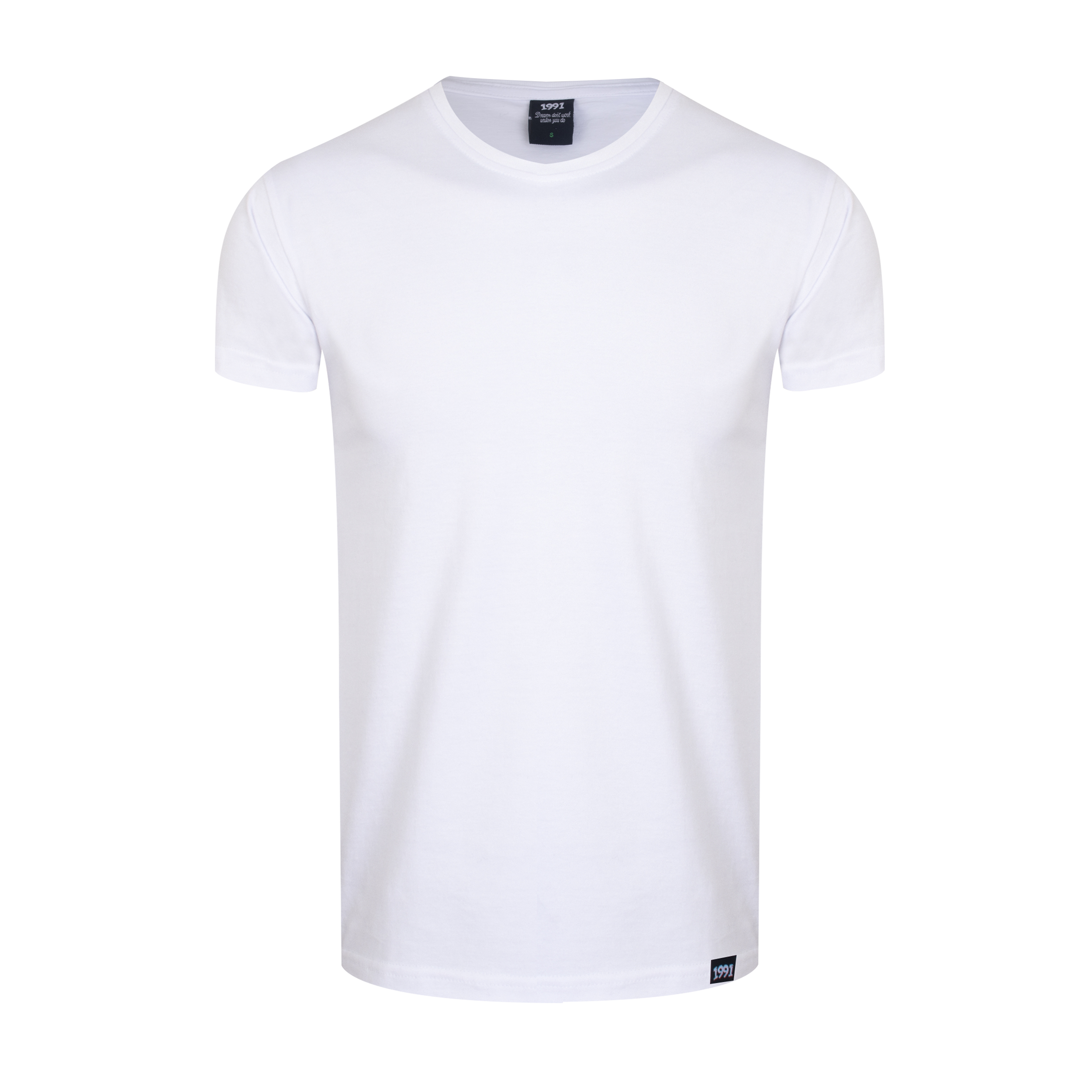 تی شرت آستین کوتاه مردانه نوزده نودیک مدل TS01 W -  - 7