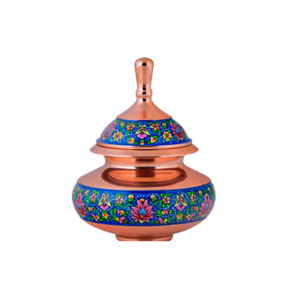 قندان مسی هنرلوکس طرح نقاشی مدل PD20